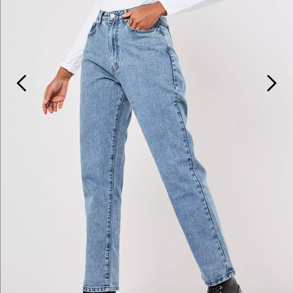 Missguided high waisted boyfriend jeans